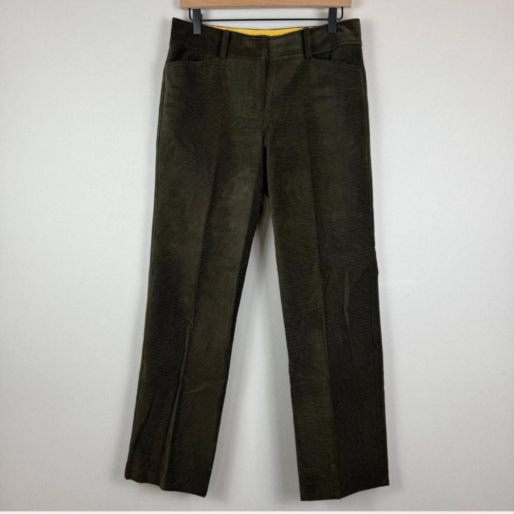 J.McLaughlin Olive‎ Green Corduroy Pants 10